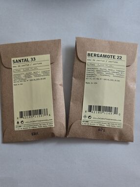 New never used Le Labo Santal 33 & Bergamote 22